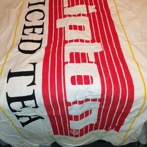 Vintage Lipton tea bath towel